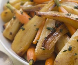 Roasted Carrots & Parsnips with Herbs